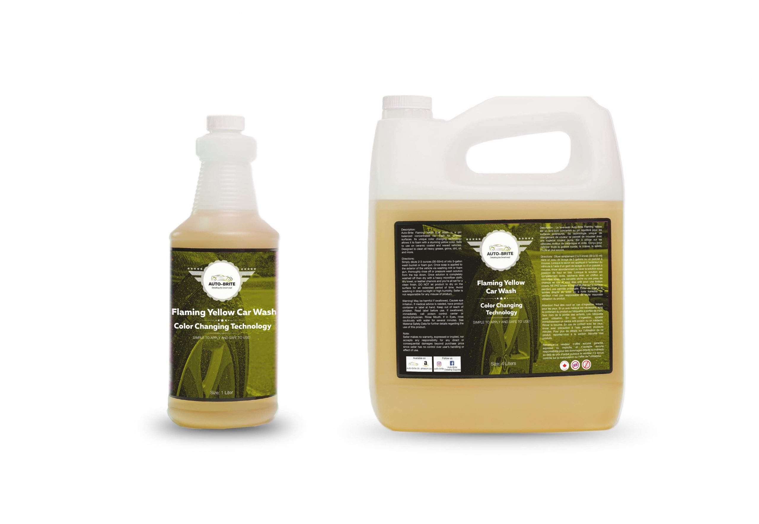 Auto-Brite Flaming Yellow Car Wash